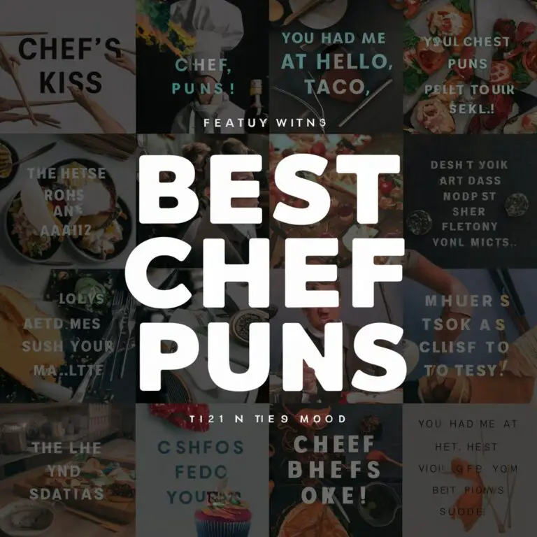 210+ Chef Puns: Jokes And One-Liners