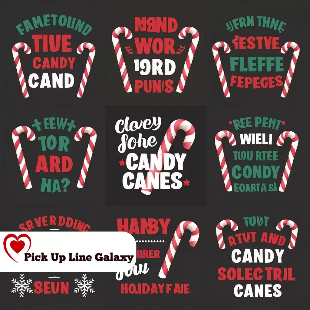 Candy Cane Pun Captions