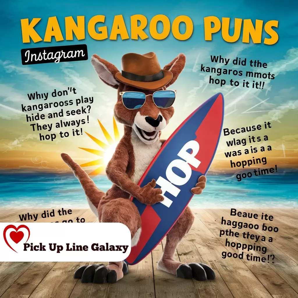 Funny Kangaroo Puns for Instagram