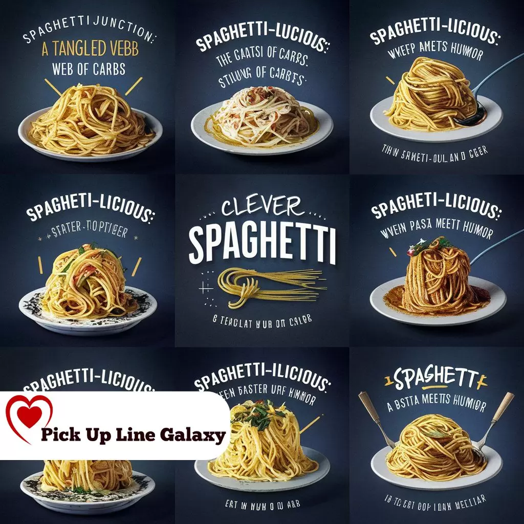 Spaghetti Puns Captions