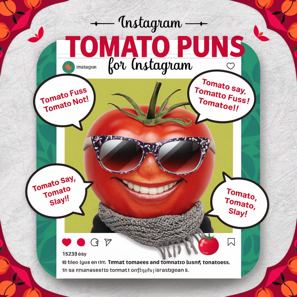 Tomato Puns for Instagram 