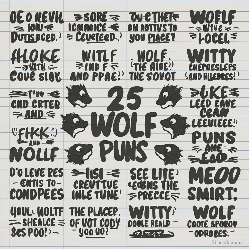 Short Wolf Puns