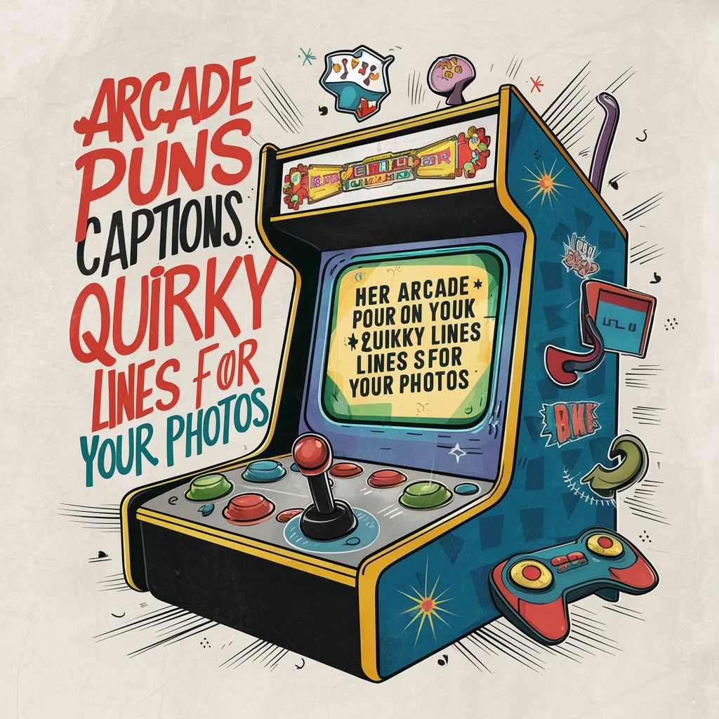 Arcade Puns Captions Quirky Lines for Your Photos