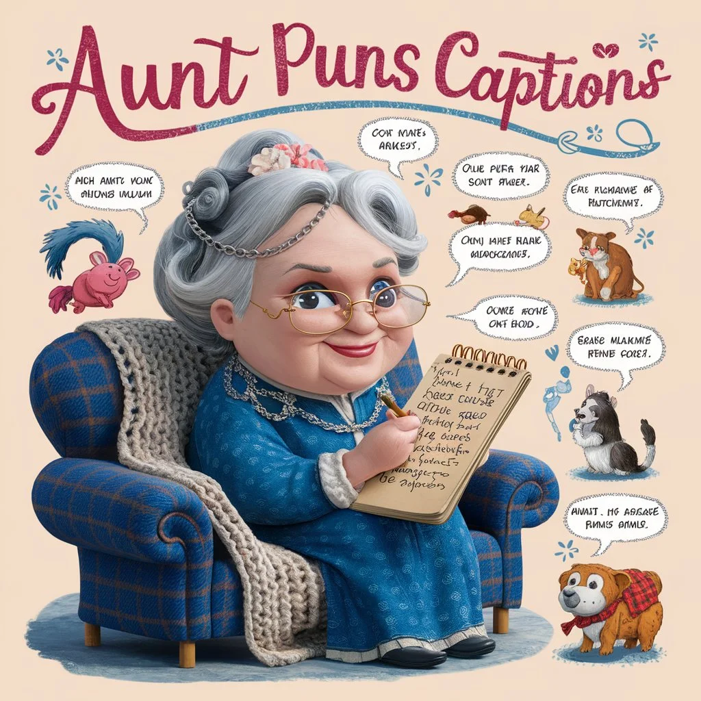 Aunt Puns Captions