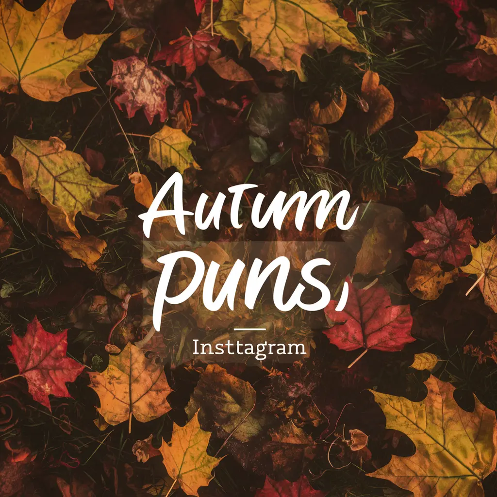 Autumn Puns for Instagram