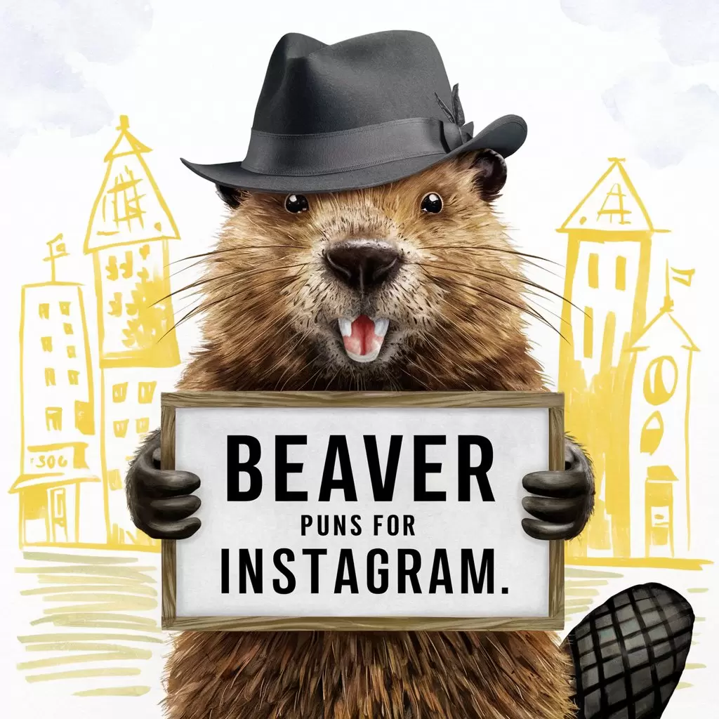 Beaver Puns for Instagram