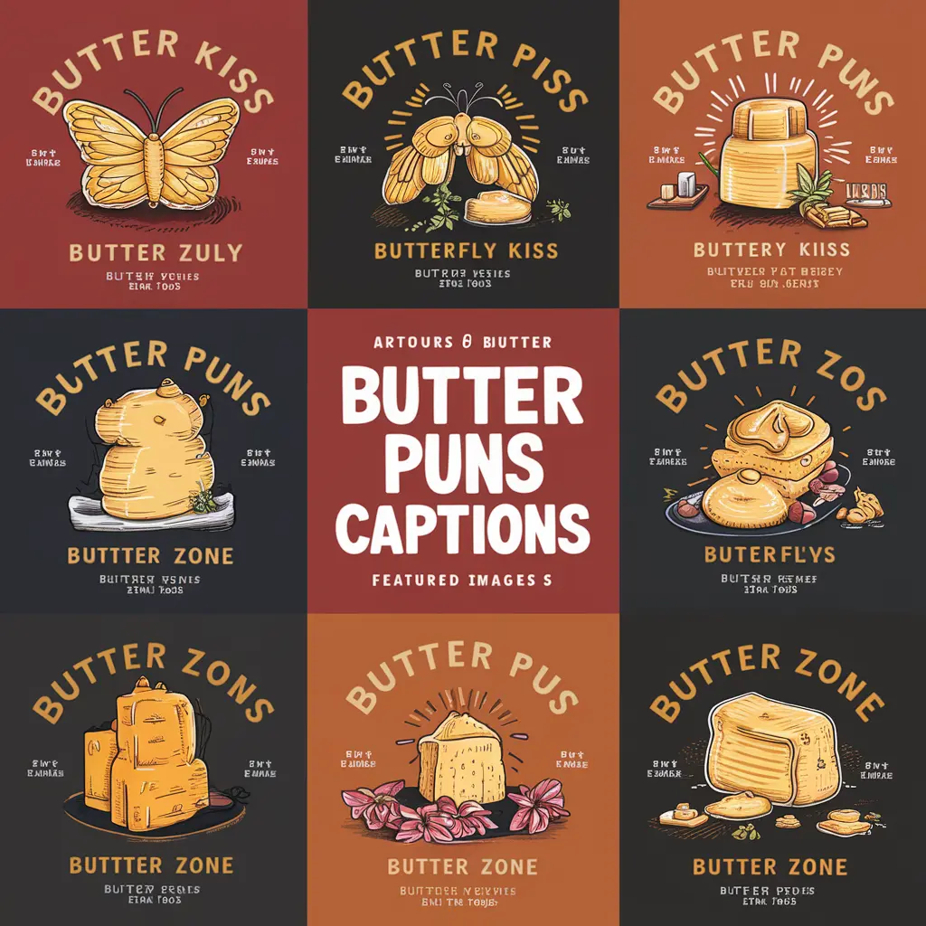 Butter Puns Captions 