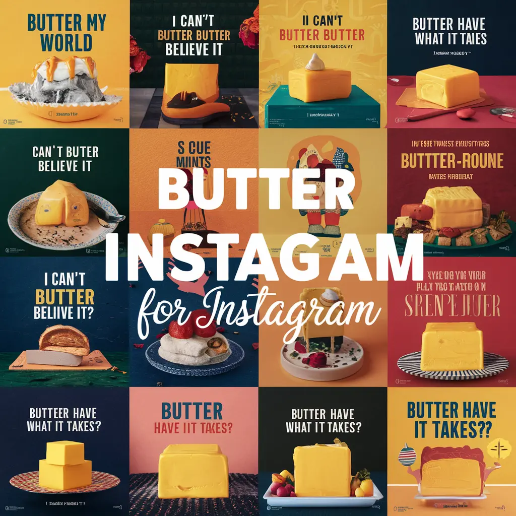 Butter Puns for Instagram