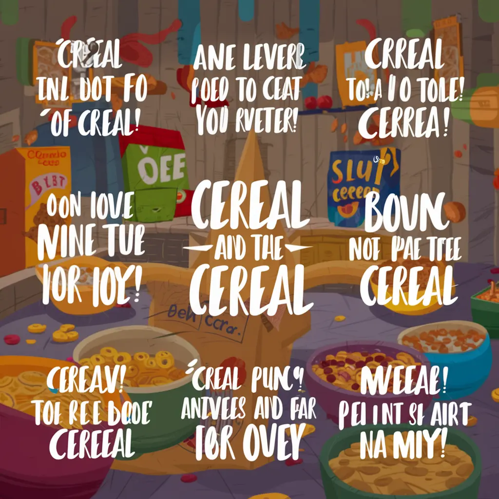 Cereal Puns of One