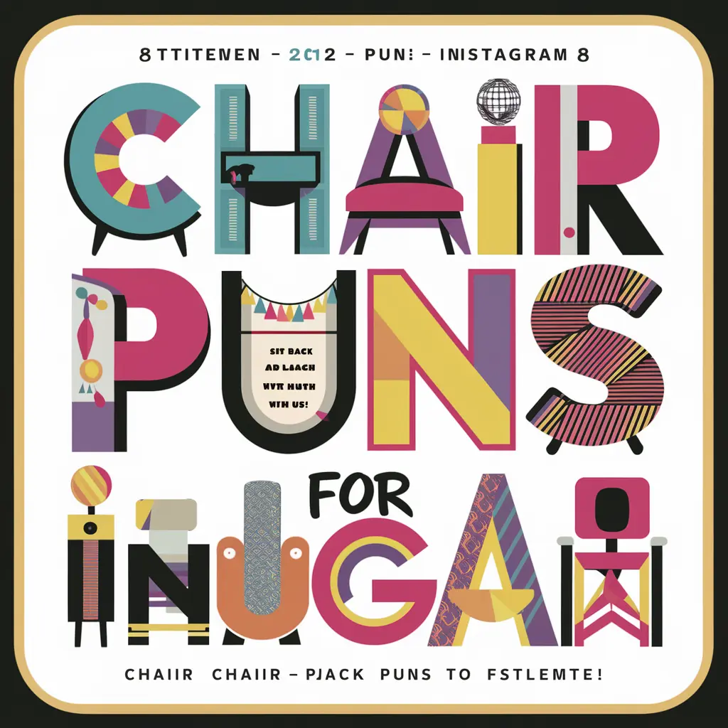 Chair Puns for Instagram