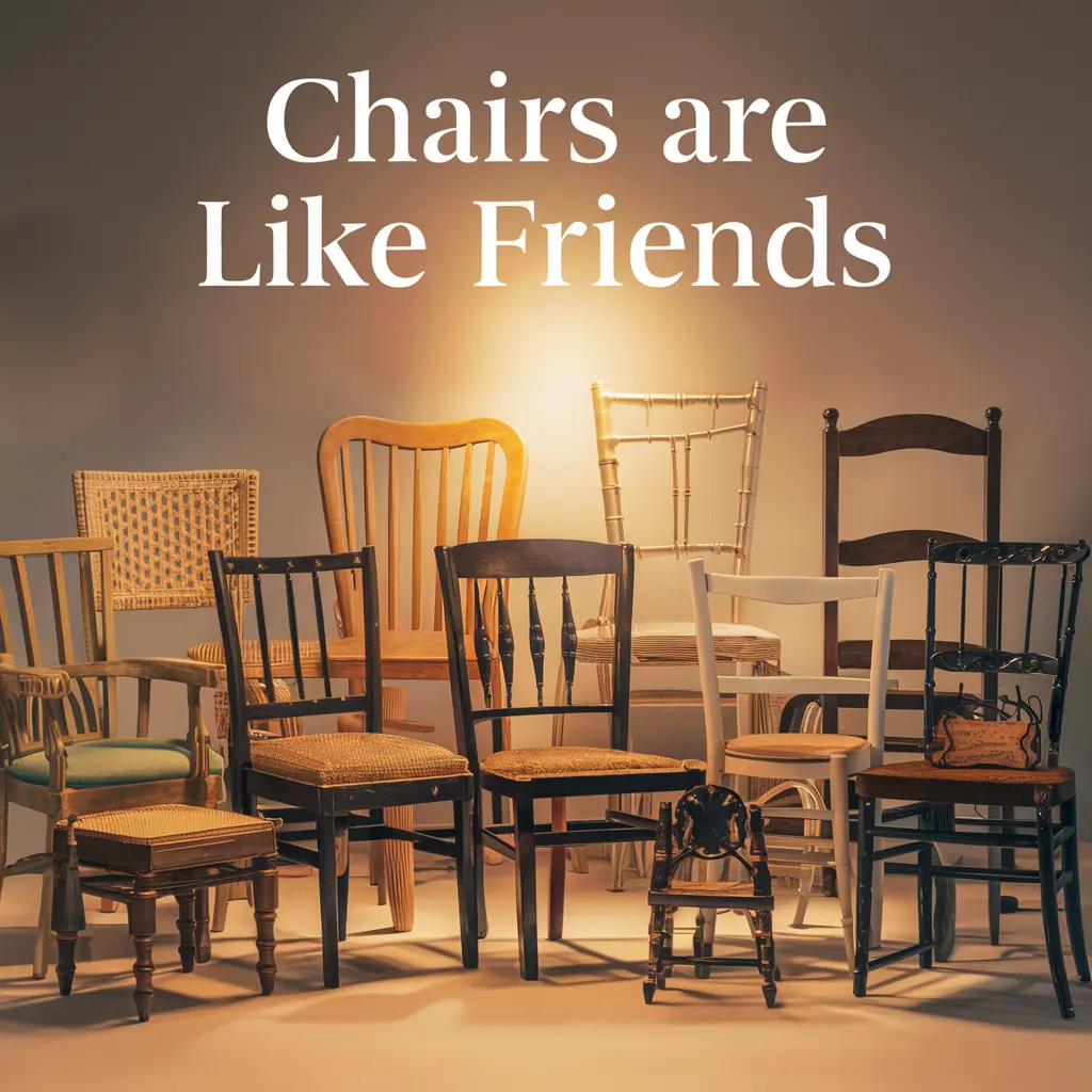 Chairs are like friends