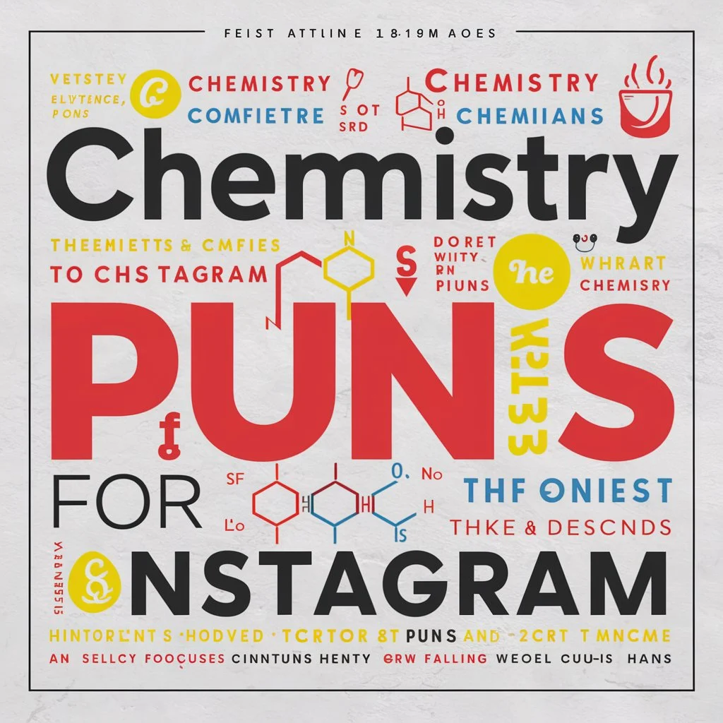 Chemistry Puns for Instagram