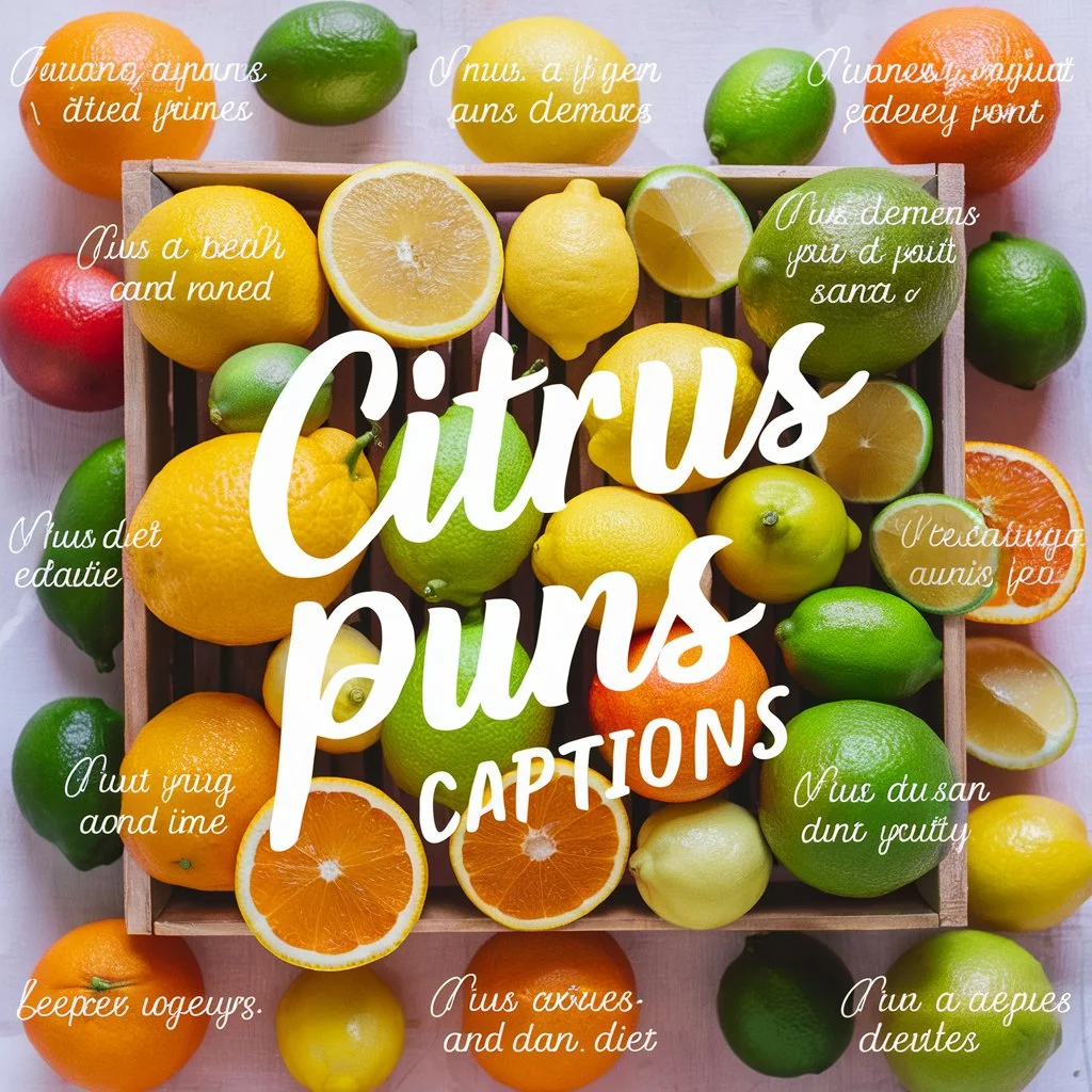  Citrus Puns Captions