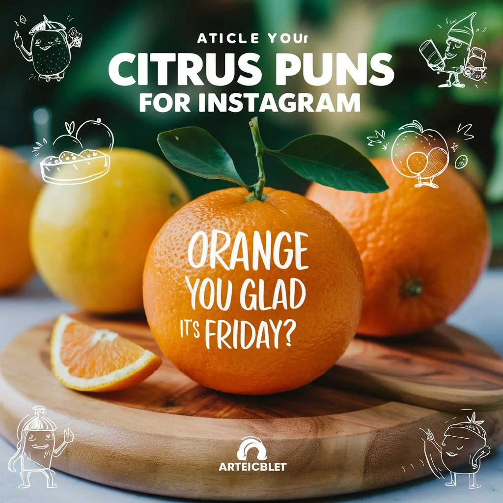  Citrus Puns for Instagram