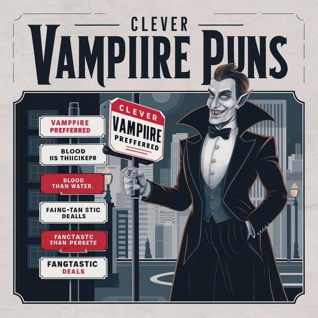 Clever Vampire Puns