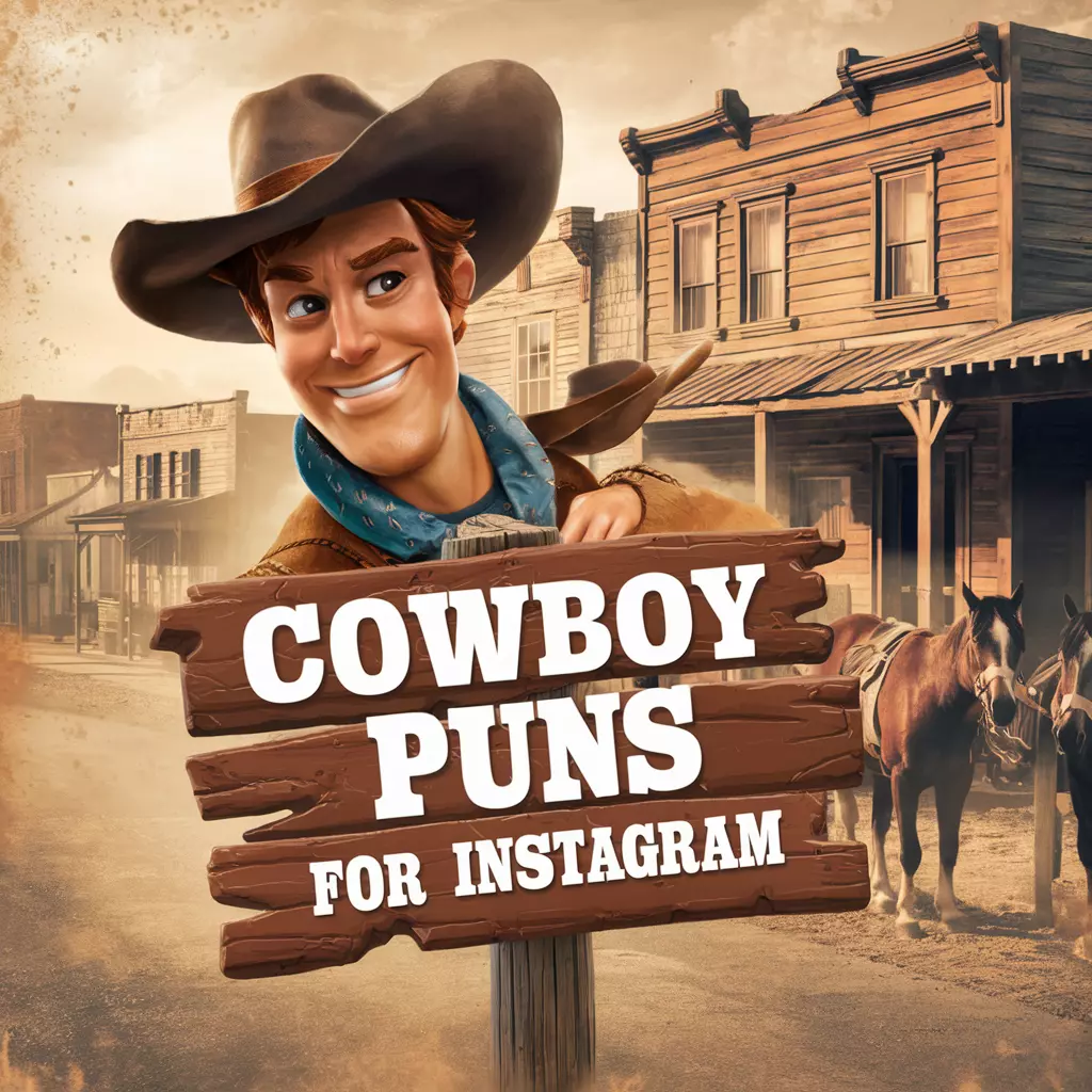 Cowboy Puns for Instagram