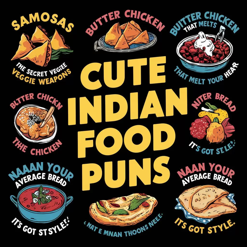 Cute Indian Food Puns