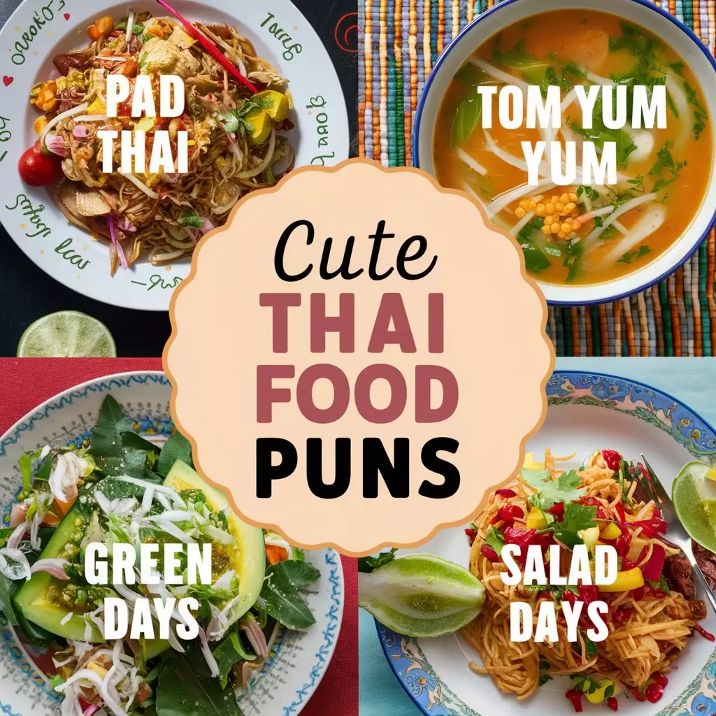 Cute Thai Food Puns