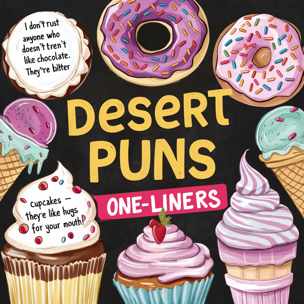  Dessert Puns One-Liners