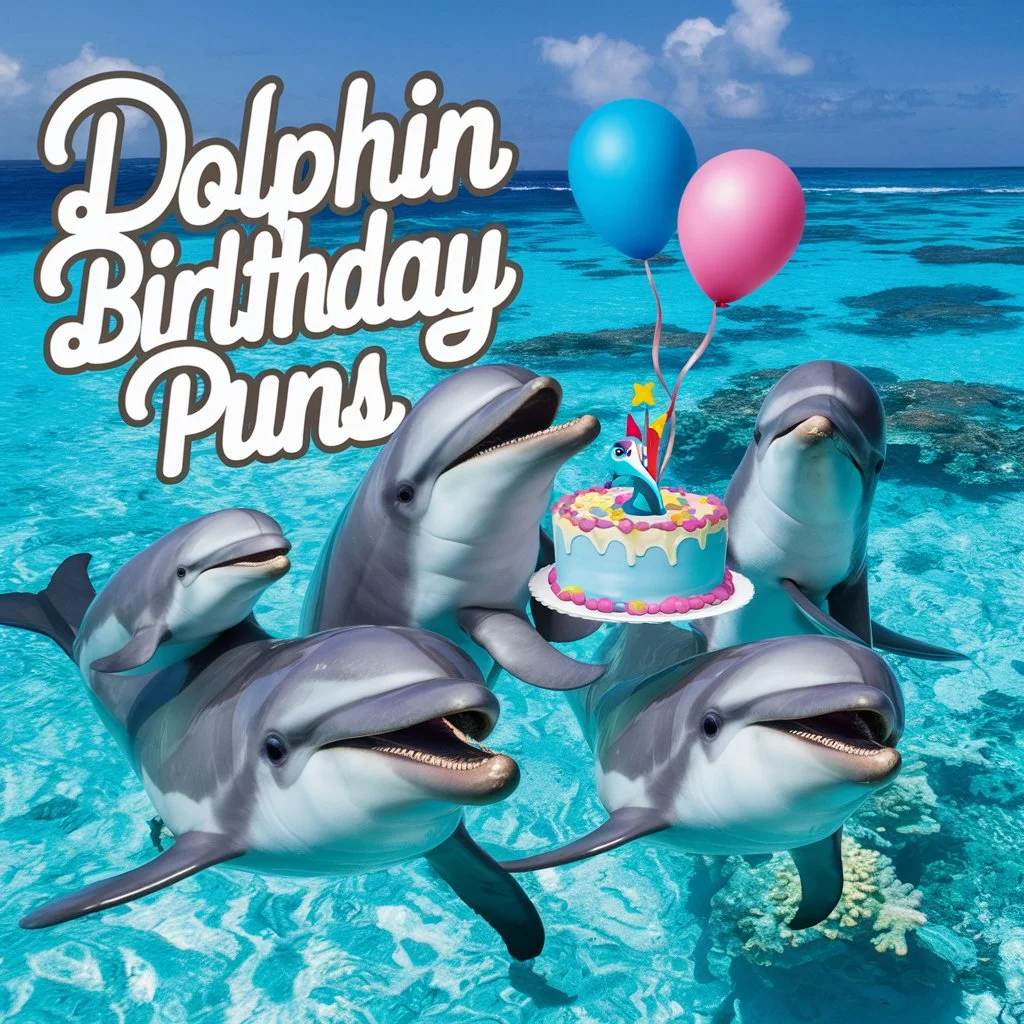  Dolphin Birthday Puns