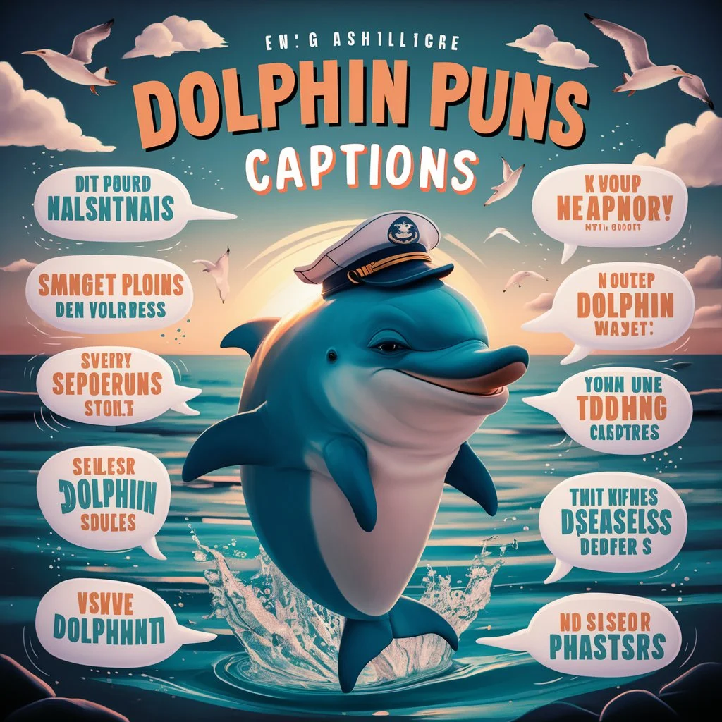  Dolphin Puns Captions