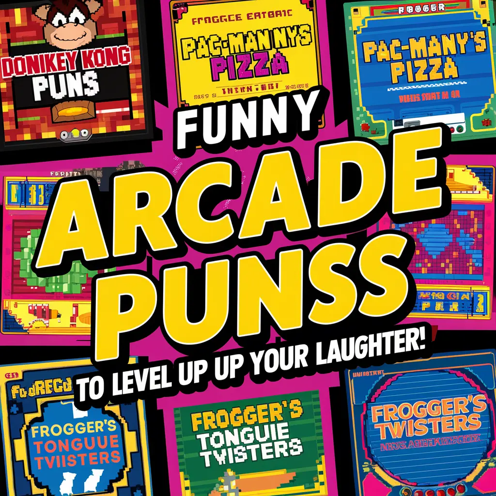 Funny Arcade Puns  Jokes to Level Up Your Laughter