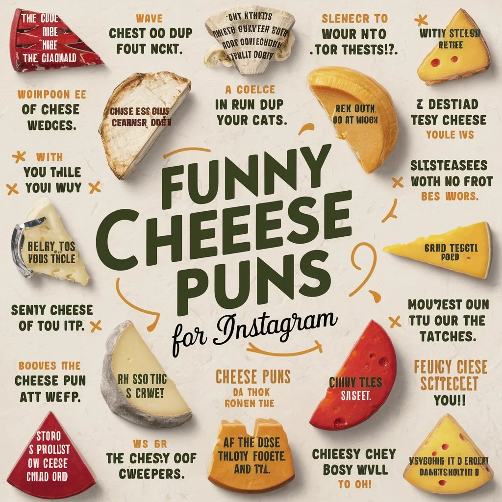 Funny Cheese Puns for Instagram