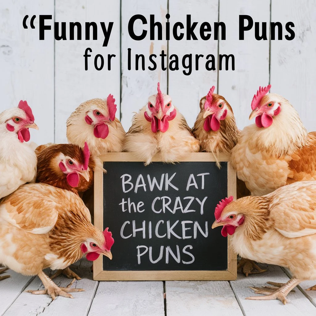 Funny Chicken Puns for Instagram