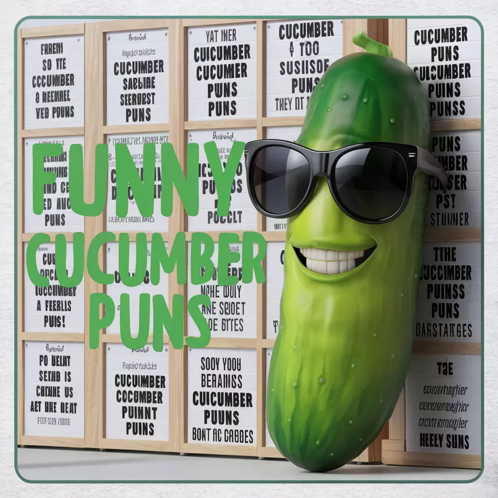 Funny Cucumber Puns