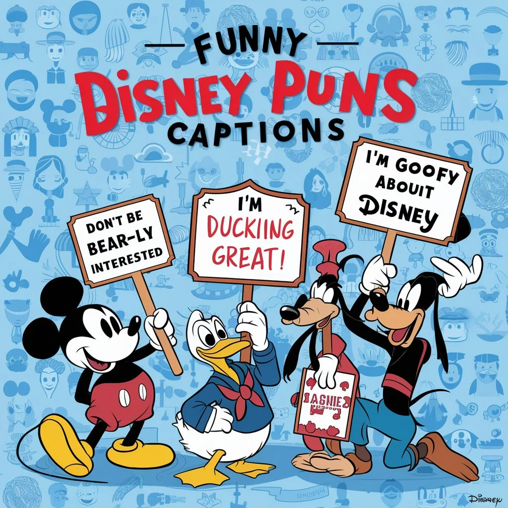 Funny Disney Puns Captions