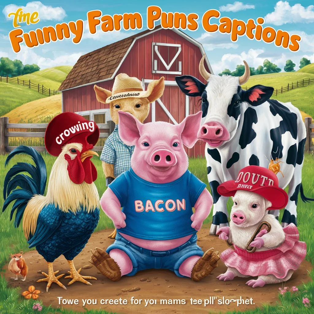  Funny Farm Puns Captions