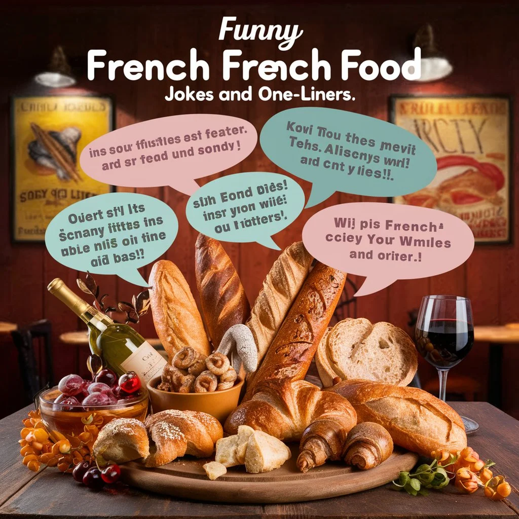 Funny French Food Jokes and One-Liners