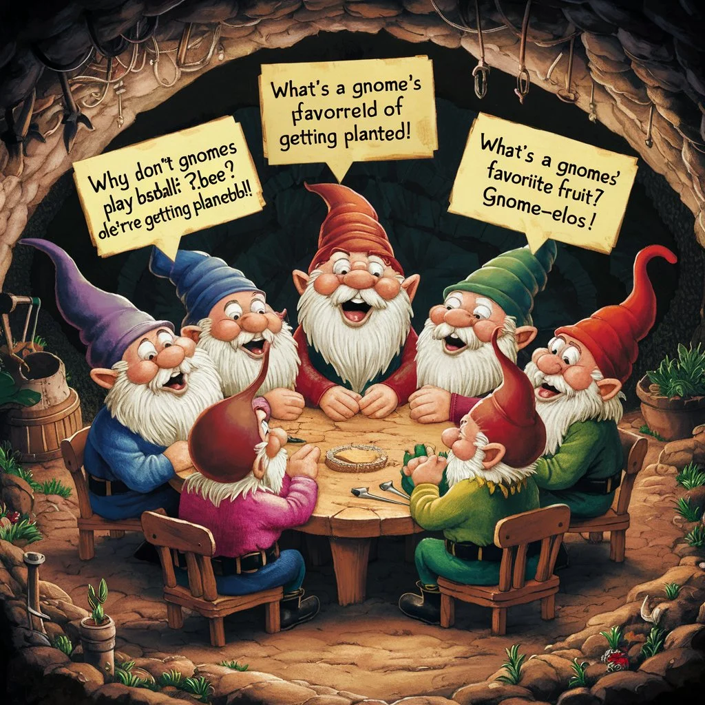 Funny Gnome Puns and Jokes 