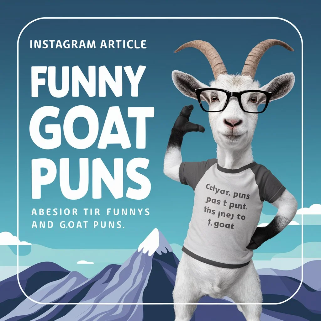 Funny Goat Puns for Instagram