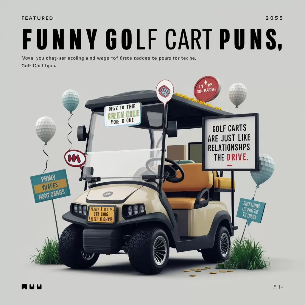 Funny Golf Cart Puns