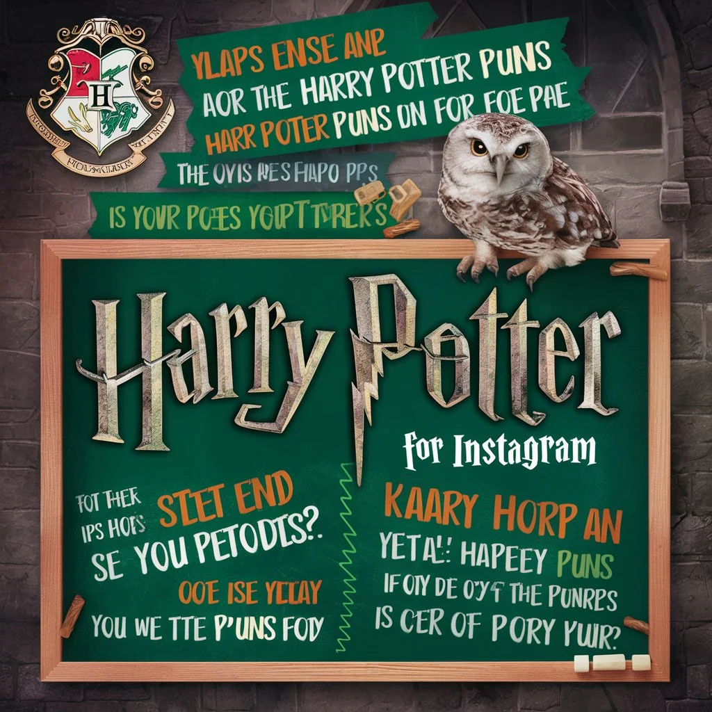 Funny Harry Potter Puns for Instagram