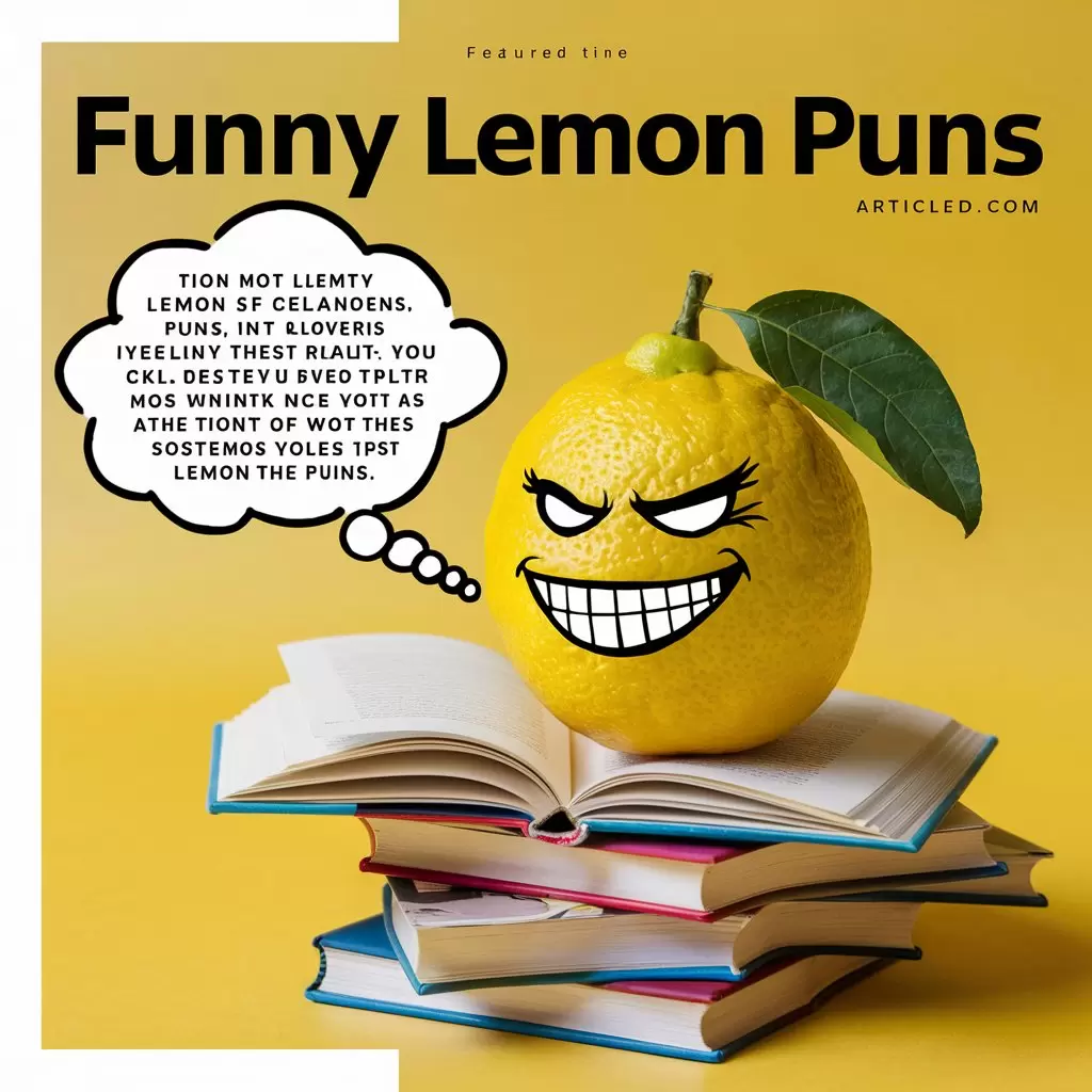 Funny Lemon Puns