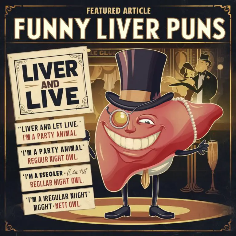 120+ Liver Puns: Jokes And One-Liners