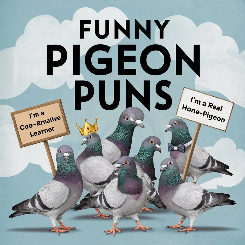 Funny Pigeon Puns