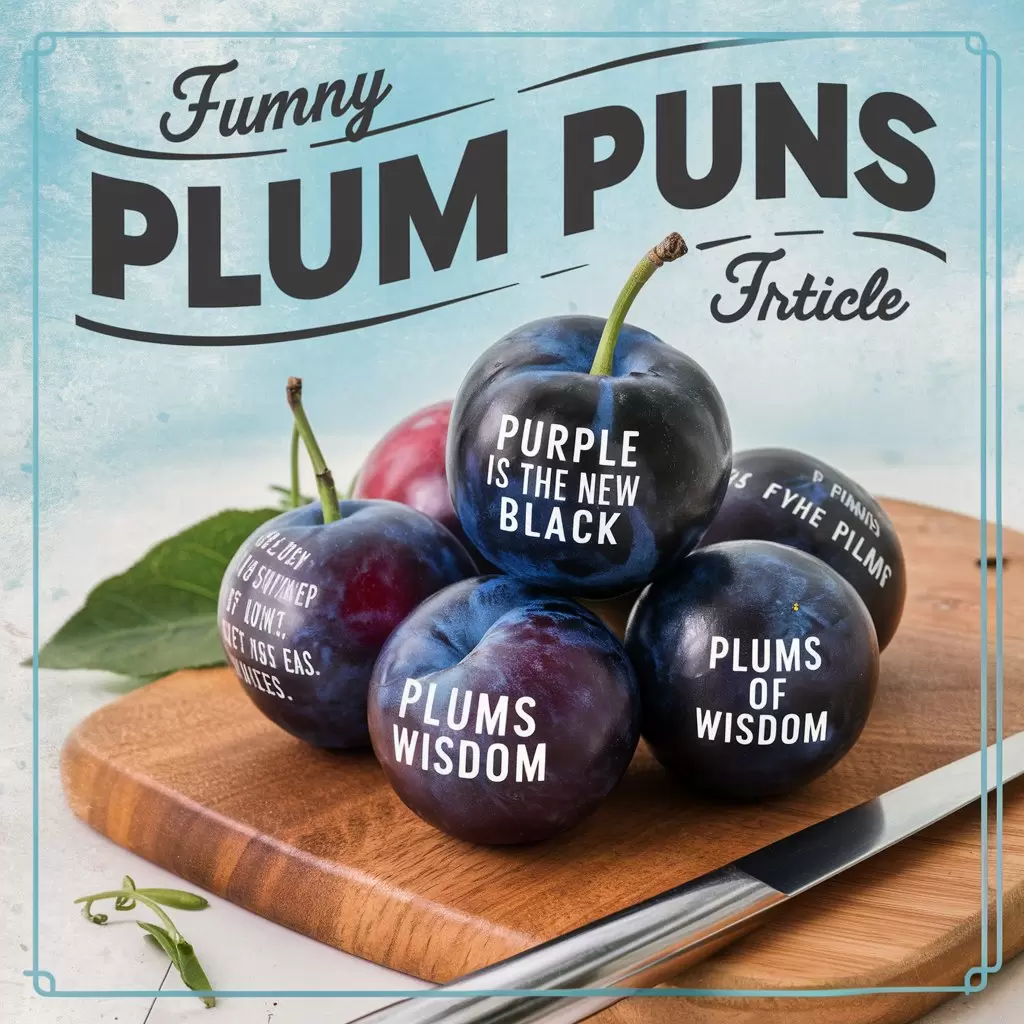 Funny Plum Puns