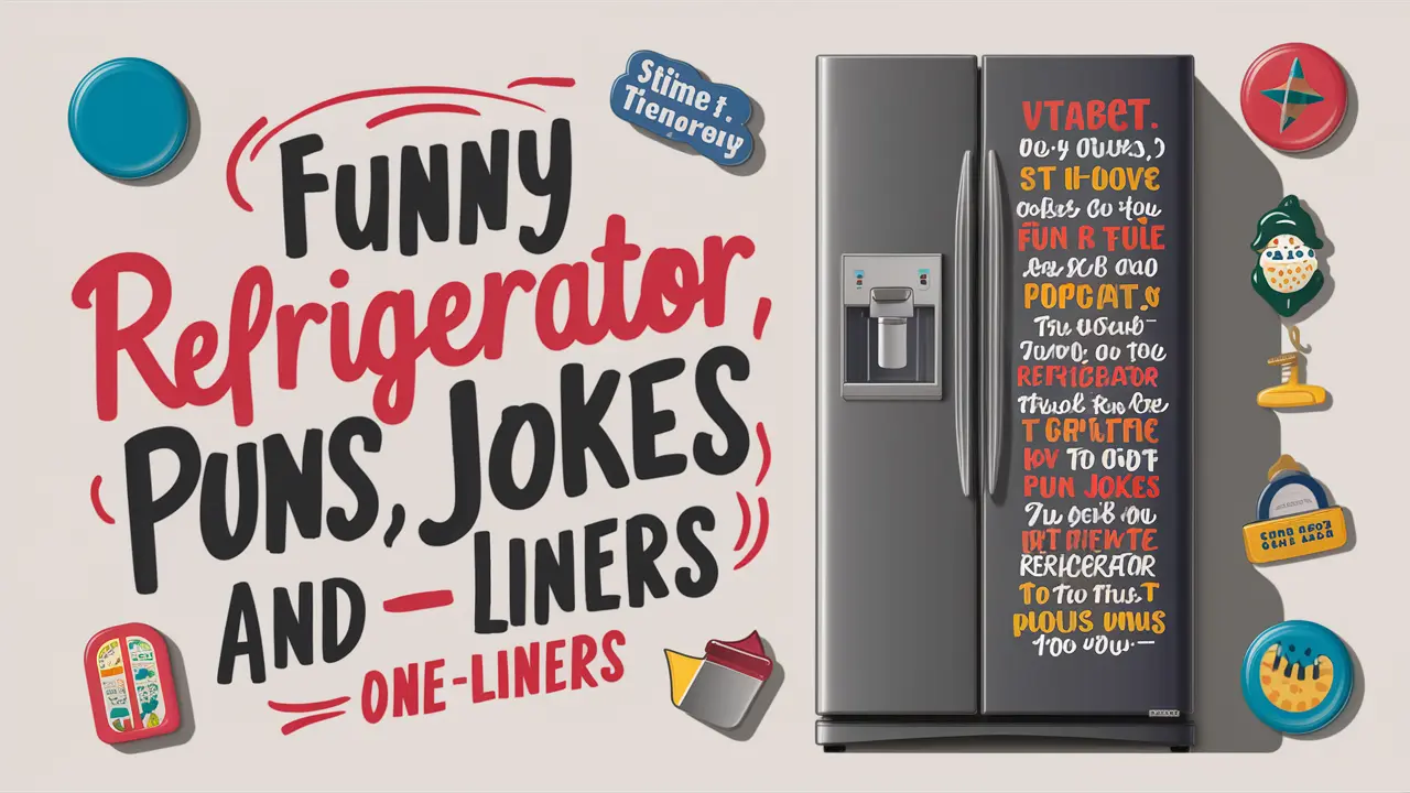 Funny Refrigerator Puns, Jokes, and One-Liners