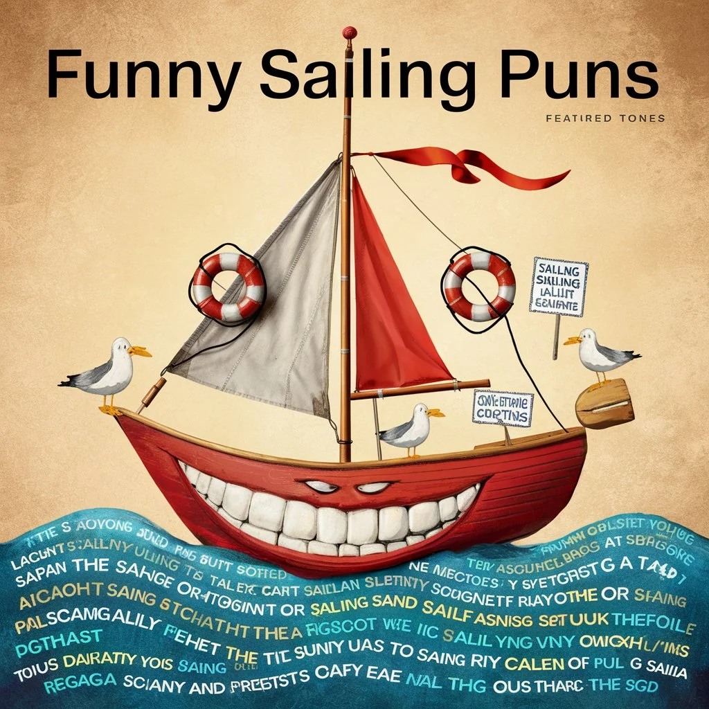 175+ Funny Sailing Puns And Jokes Sail into Smiles