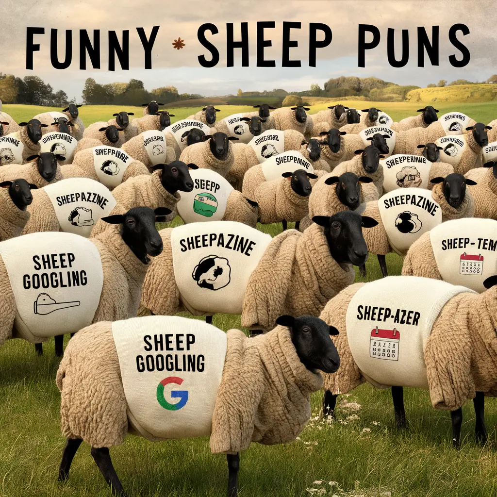 Funny Sheep Puns