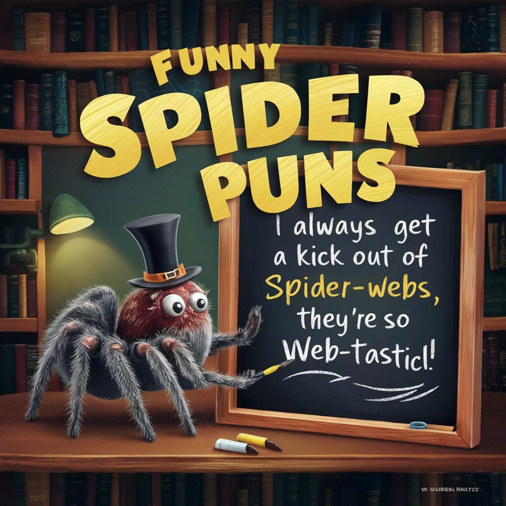  Funny Spider Puns