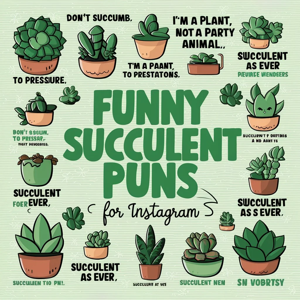 Funny Succulent Puns for Instagram