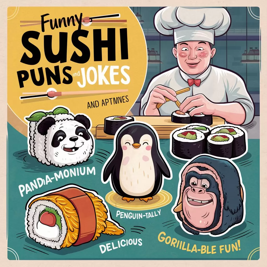 Funny Sushi Puns and Jokes