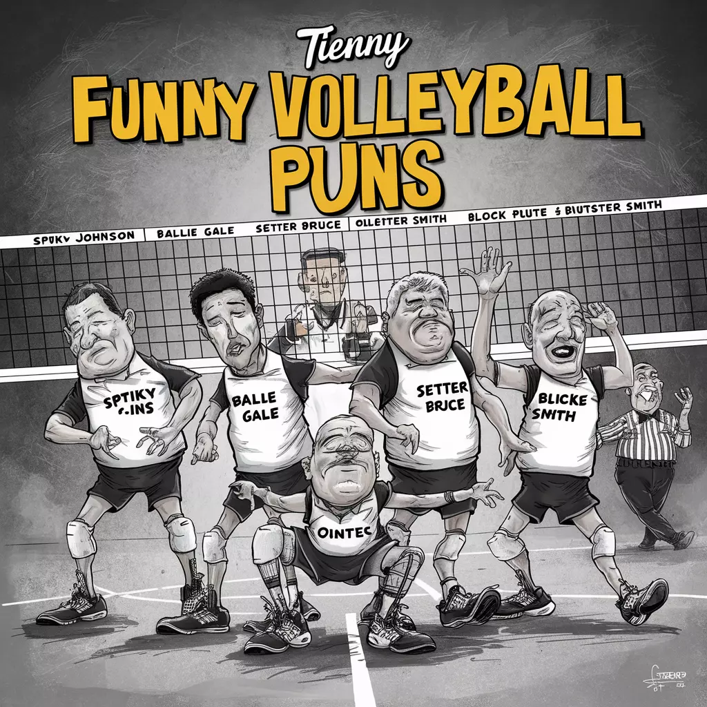 Funny Volleyball Puns for Instagram