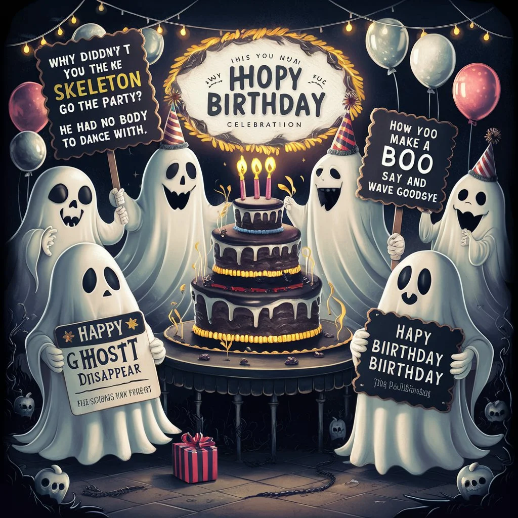 Ghost Puns for Birthday