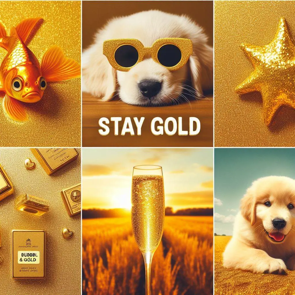 Gold Puns for Instagram