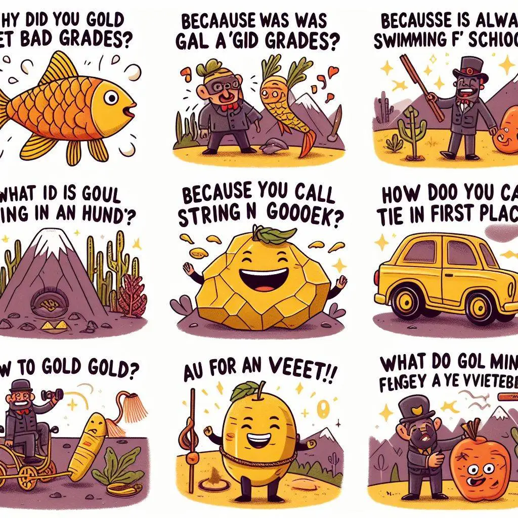 Gold Puns One Liners